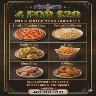Limited Offer: 4 For 20!