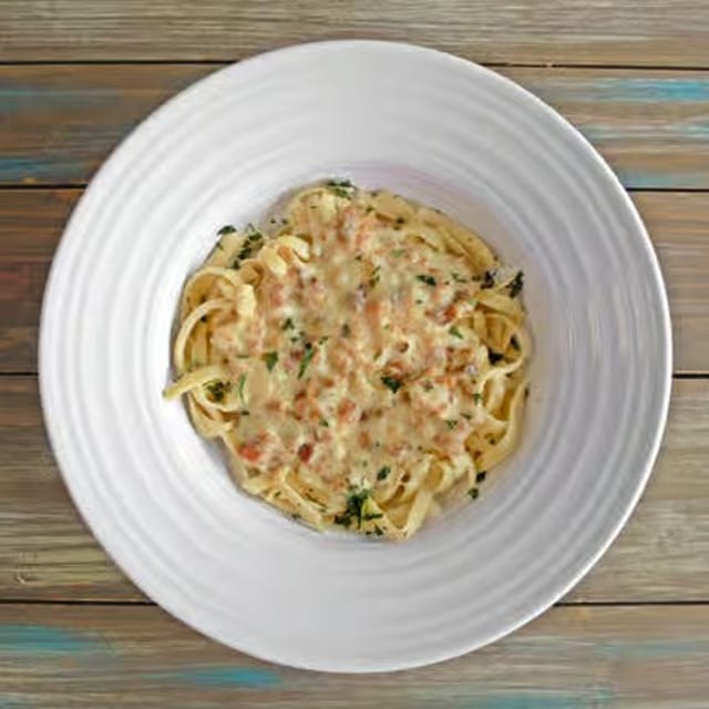 Fettuccine Carbonara.