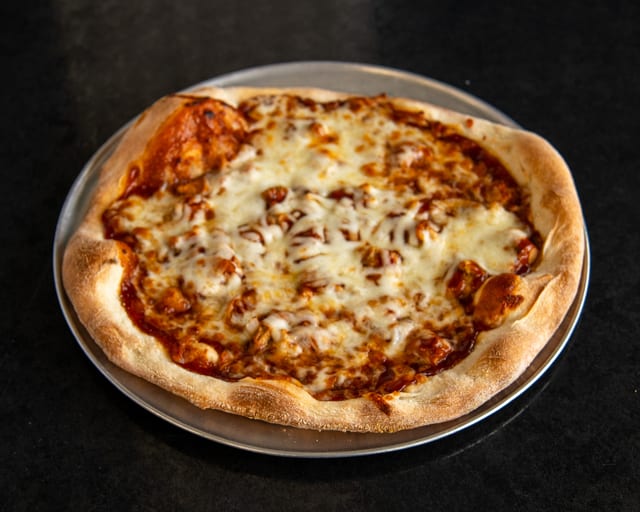 BBQ Chicken Pizza.